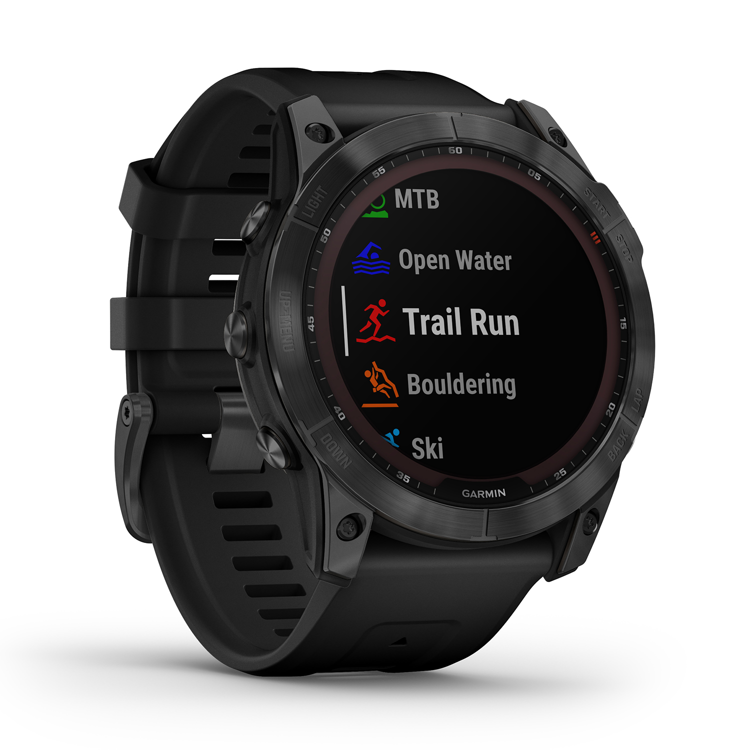 zegarek Garmin 010-02541-01 solar męski Garmin Fenix Fenix 7X Solar - miniatura 4