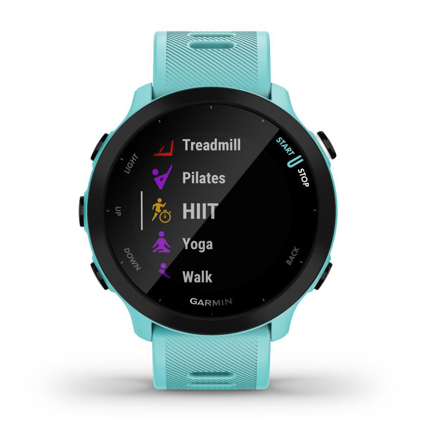 zegarek Garmin 010-02562-12 Garmin Forerunner 55 Aqua damski z gps Forerunner - miniatura 3