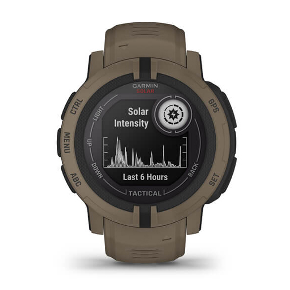 zegarek Garmin 010-02627-04 Instinct 2 Solar - Tactical Edition męski z termometr Garmin Instinct - miniatura 2