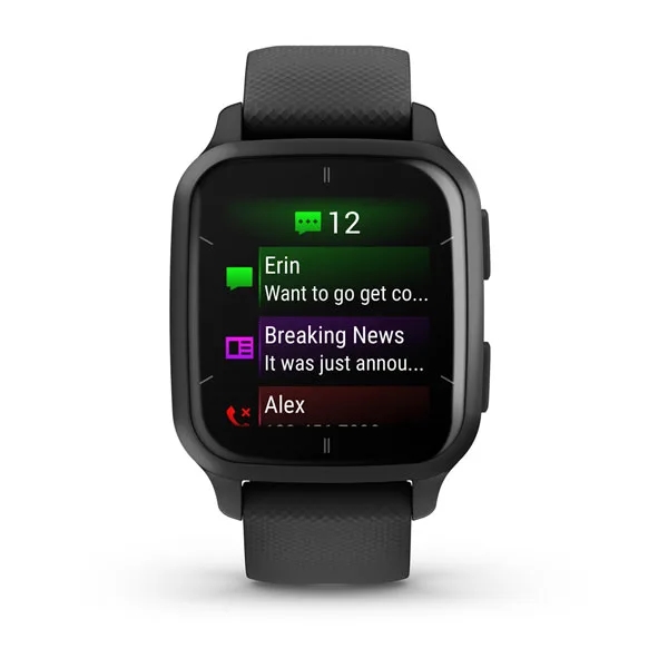 zegarek Garmin 010-02700-10 kwarcowy męski Venu Venu Sq 2 - Music Edition - miniatura 4
