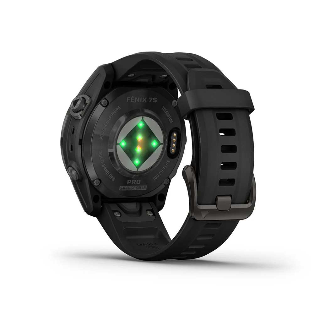 zegarek Garmin 010-02776-11 Fenix 7S Pro Sapphire Solar - Carbon Gray DLC Titanium Fenix szafirowe - miniatura 13