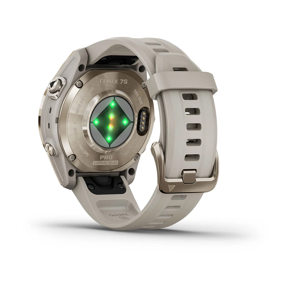 zegarek Garmin 010-02776-15 Fenix 7S Pro Sapphire Solar - Soft Gold Fenix szafirowe - miniatura 13