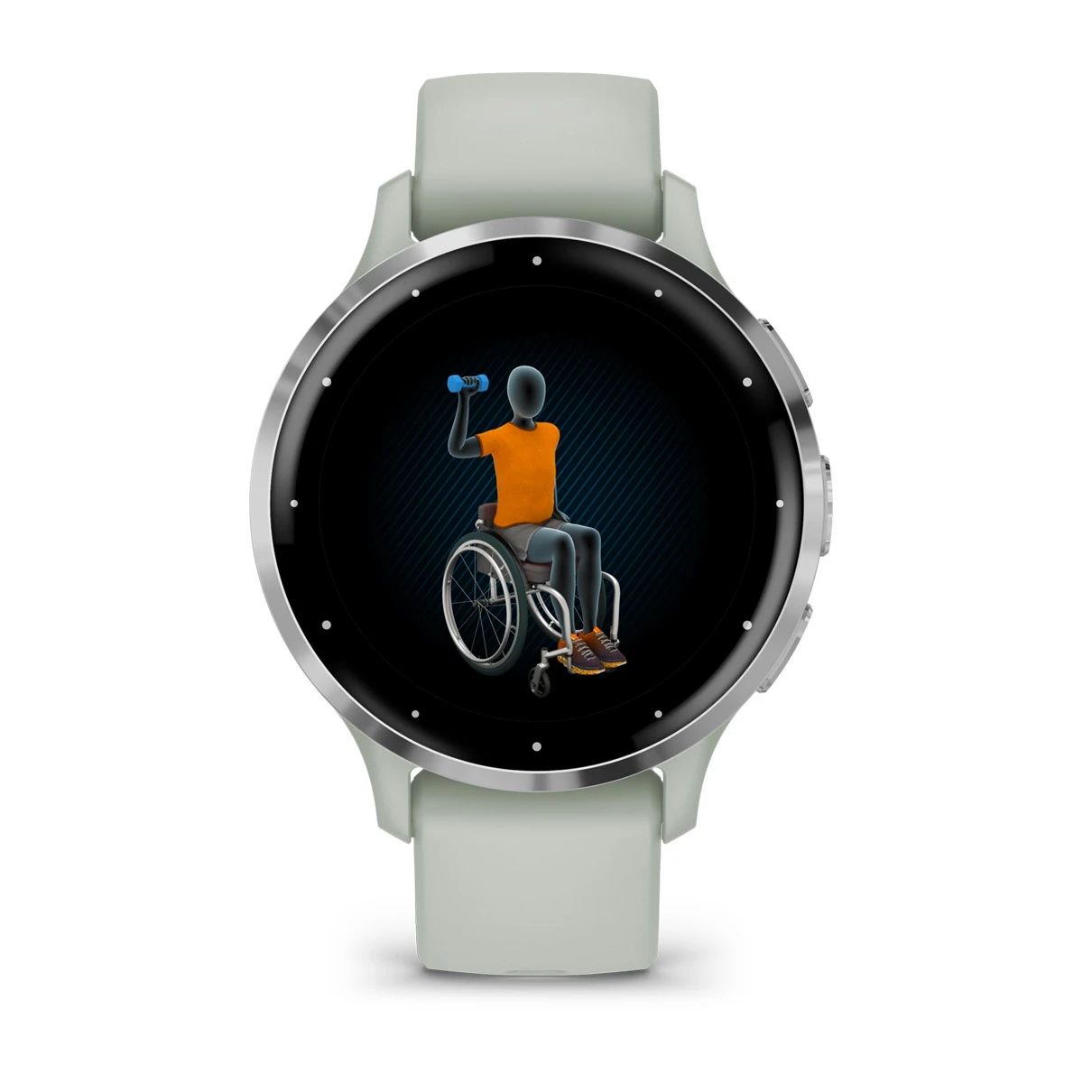 zegarek Garmin 010-02785-01 kwarcowy damski Venu Venu 3S - miniatura 6