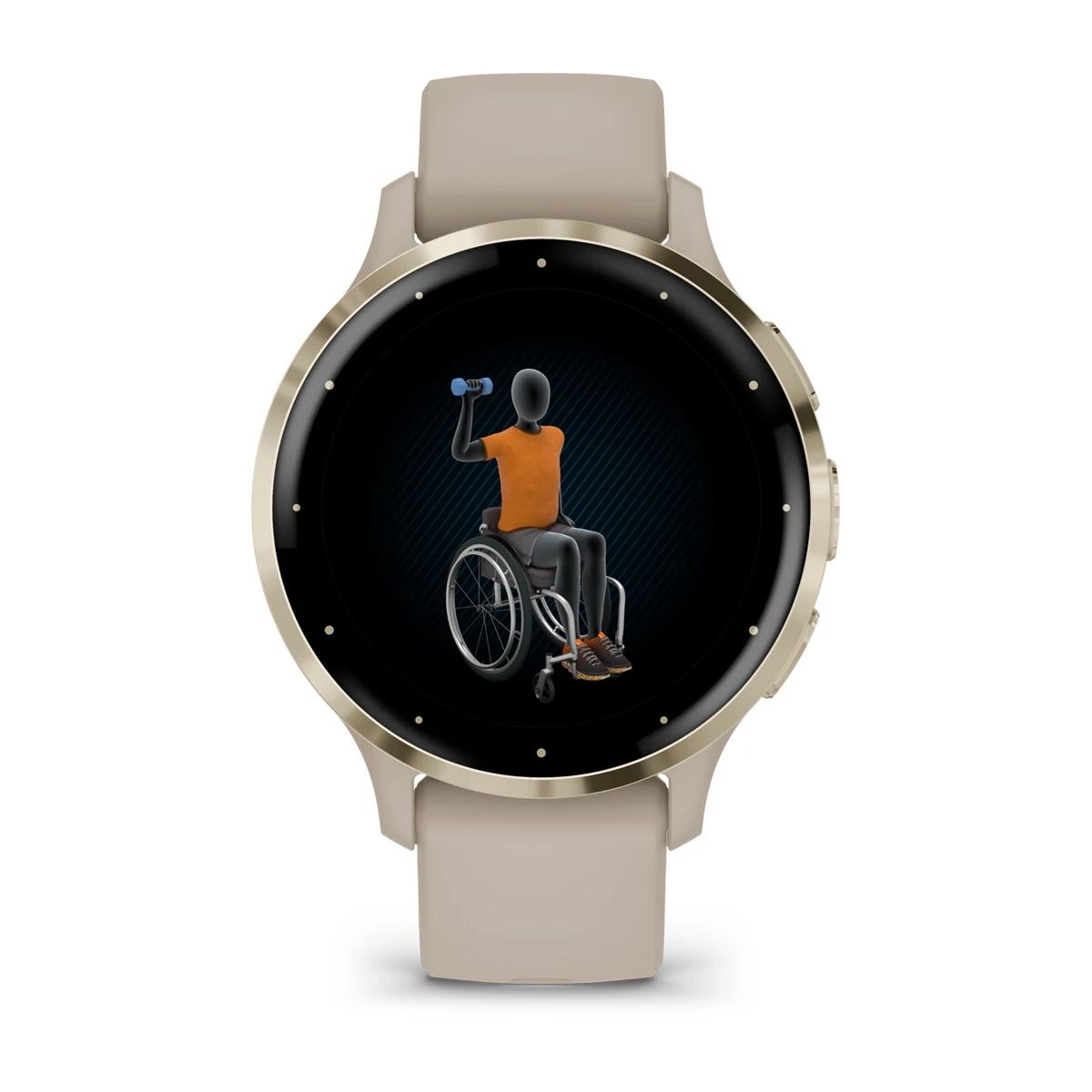 zegarek Garmin 010-02785-02 kwarcowy damski Venu Venu 3S - miniatura 6