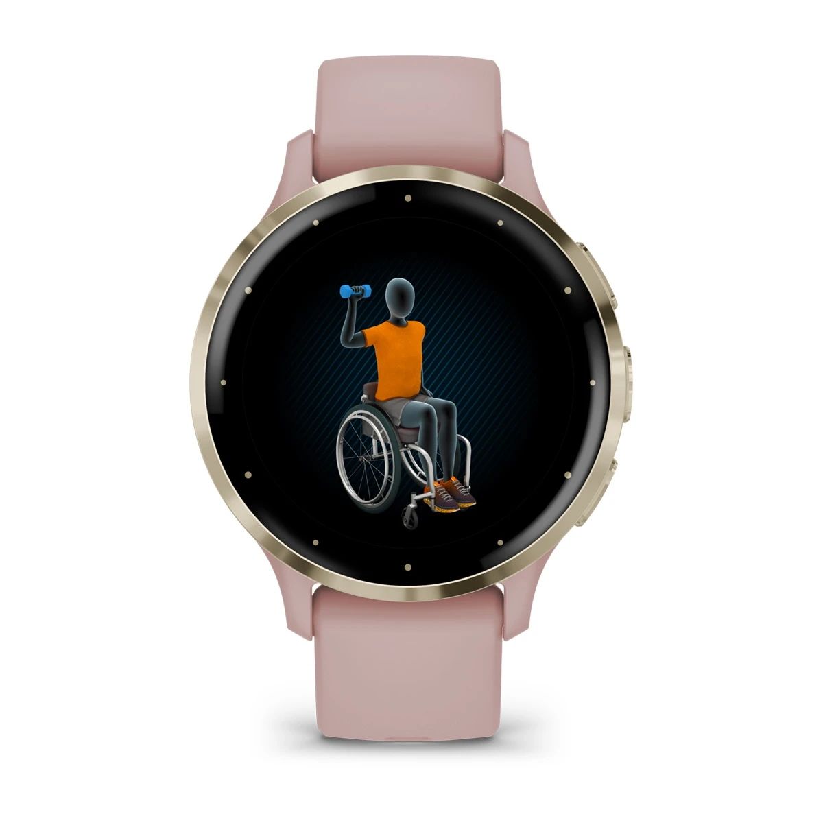 zegarek Garmin 010-02785-03 kwarcowy damski Venu Venu 3S - miniatura 6