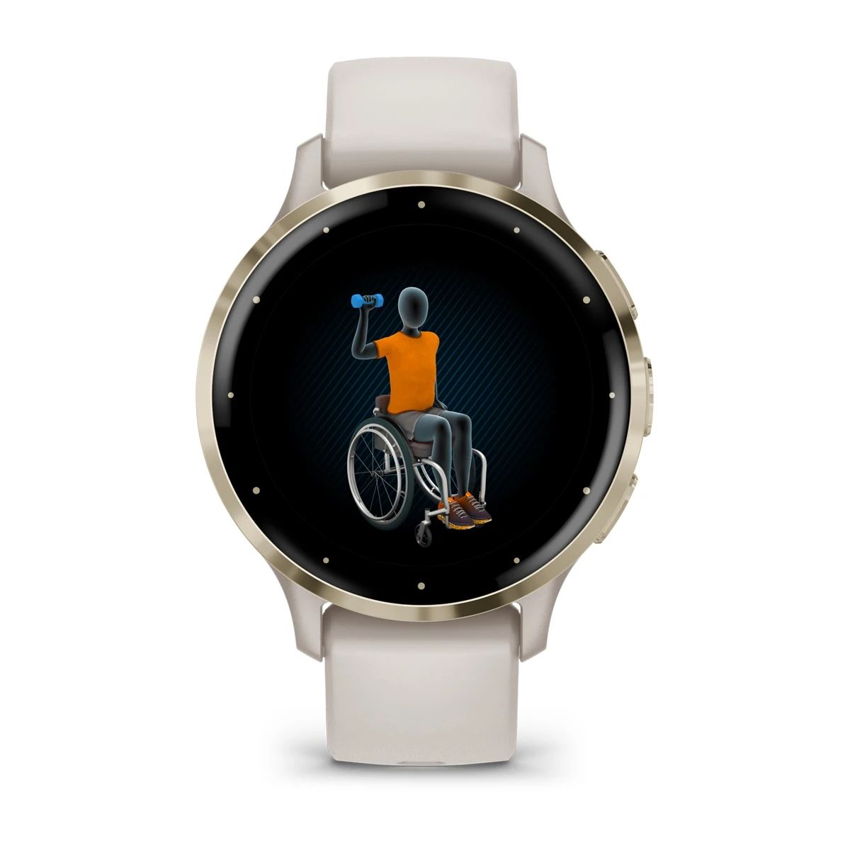 zegarek Garmin 010-02785-04 kwarcowy damski Venu Venu 3S - miniatura 6