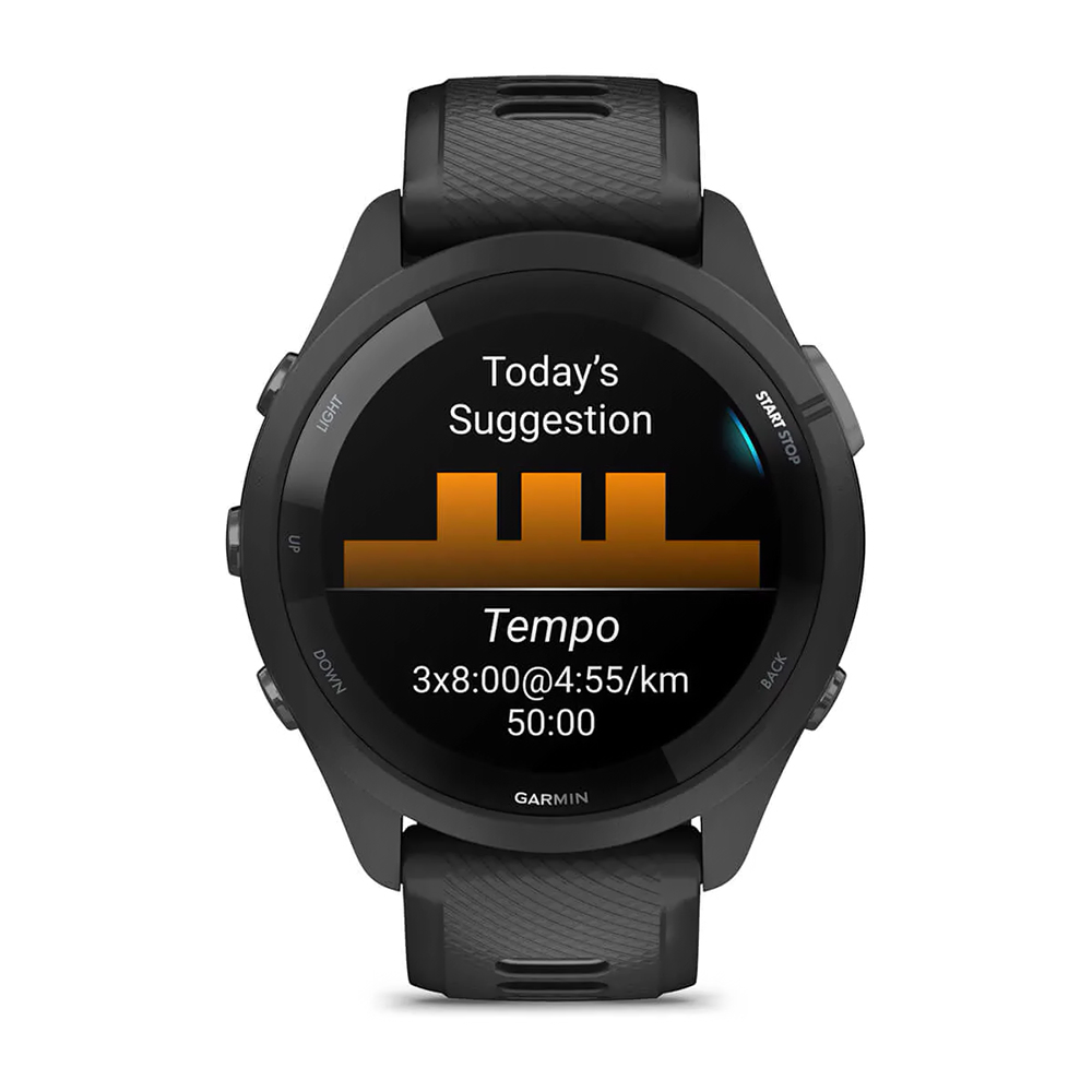 zegarek Garmin 010-02810-10 kwarcowy męski Forerunner Forerunner 265 Black Bezel and Case czarno-szary - miniatura 4