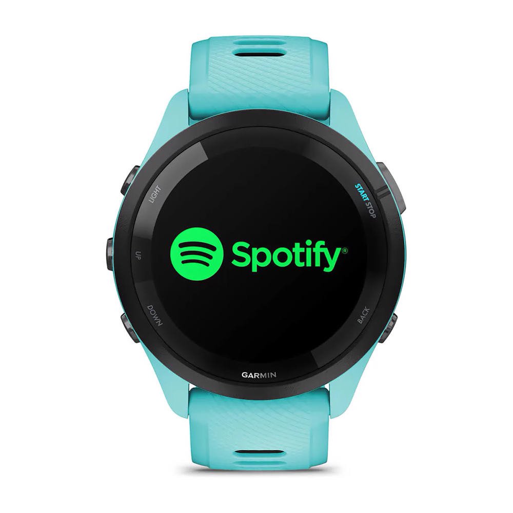 zegarek Garmin 010-02810-12 kwarcowy męski Forerunner Forerunner 265 Black Bezel with Aqua Case błękitno-czarny - miniatura 2