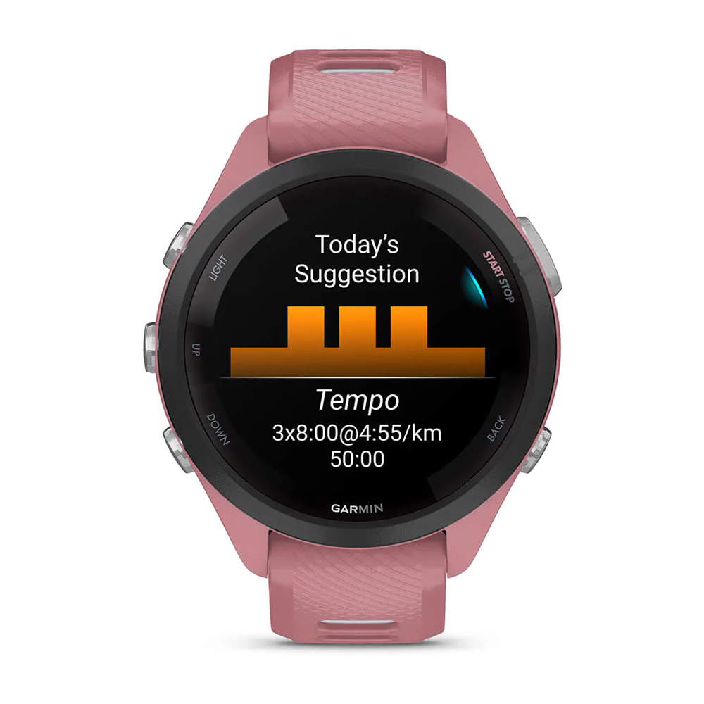 zegarek Garmin 010-02810-15 Forerunner 265S Black Bezel with Light Pink Case różowo-biały damski z termometr Forerunner - miniatura 3