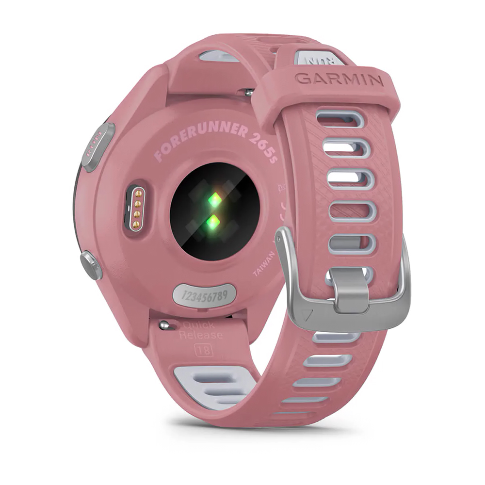 zegarek Garmin 010-02810-15 kwarcowy damski Forerunner Forerunner 265S Black Bezel with Light Pink Case różowo-biały - miniatura 8