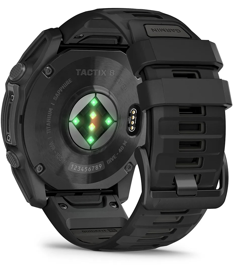 zegarek Garmin 010-03406-01 Garmin Tactix 8 AMOLED 51 mm Tactix szafirowe - miniatura 11