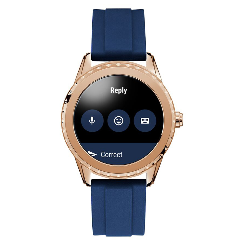 Guess C1002M2 zegarek różowe złoto sportowy Connect Smartwatch pasek - miniatura 5