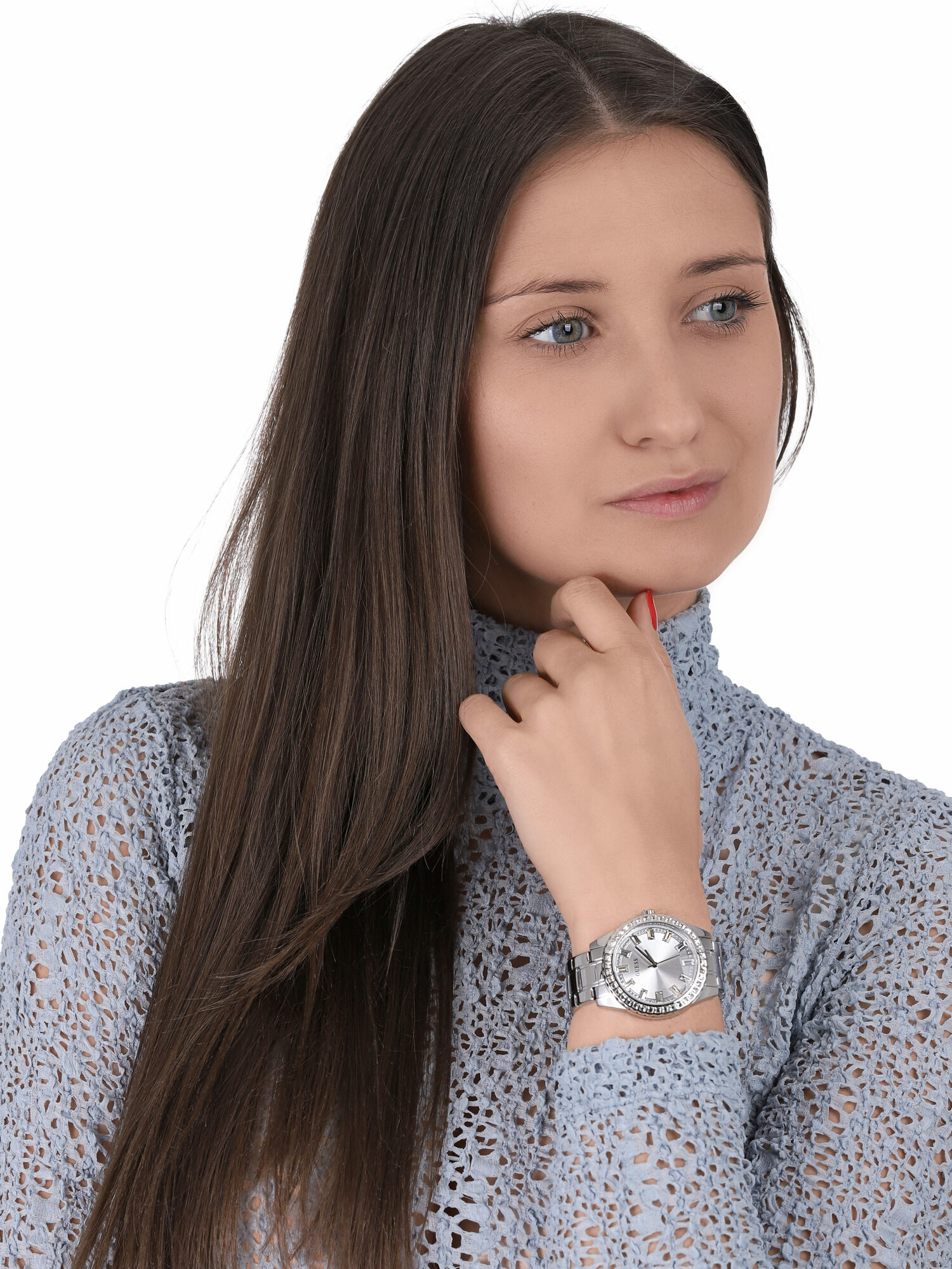 zegarek Guess GW0111L1 kwarcowy damski Bransoleta - miniatura 2