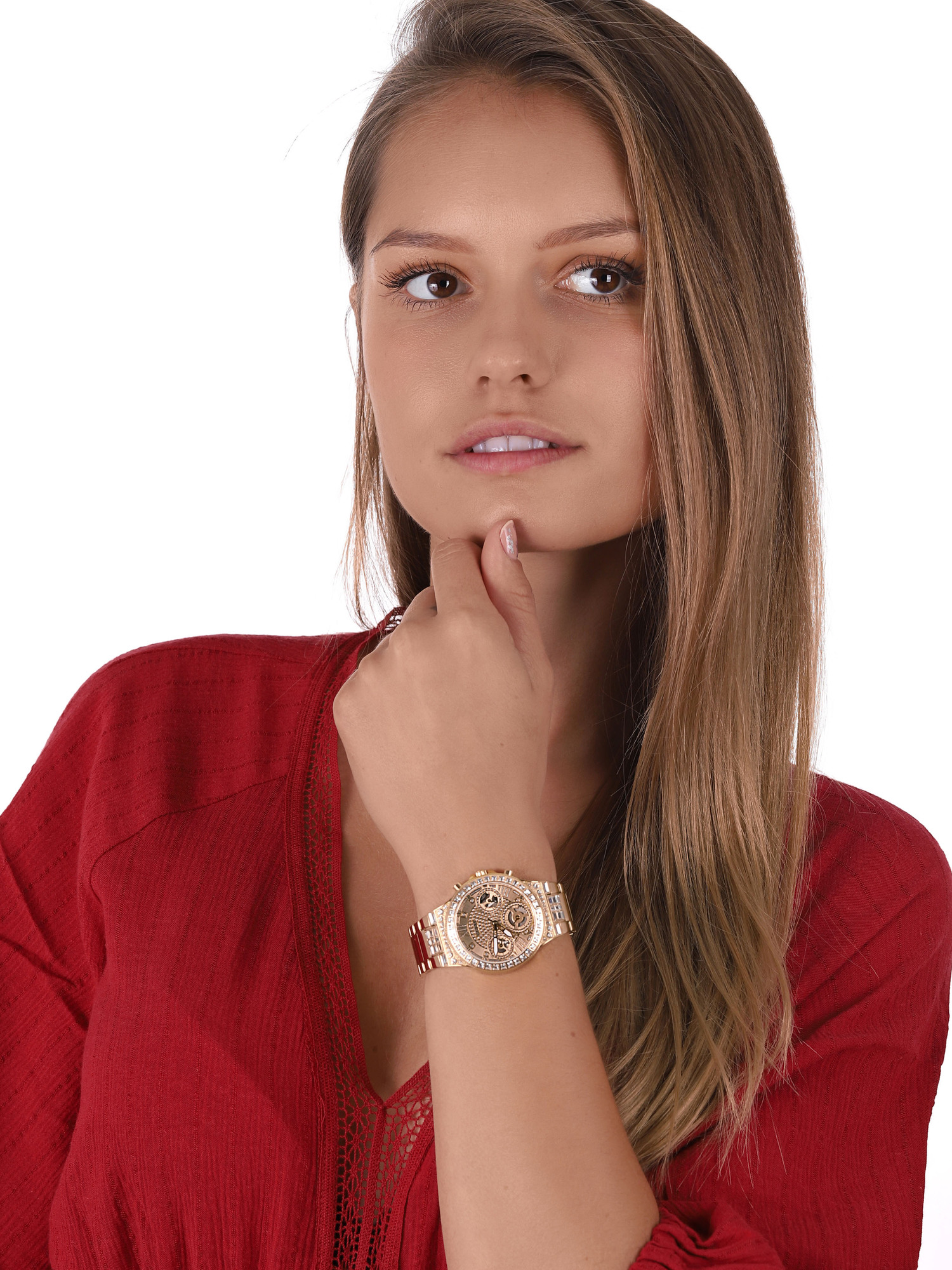 zegarek Guess GW0320L2 kwarcowy damski Bransoleta - miniatura 2