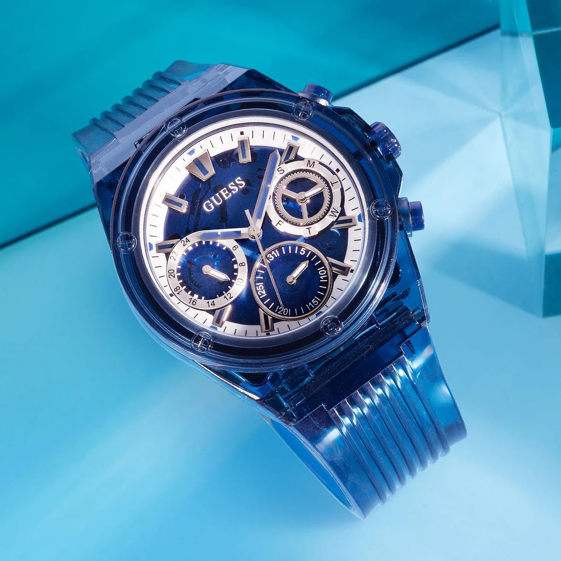 zegarek Guess GW0438L3 kwarcowy damski Damskie Athena - miniatura 6