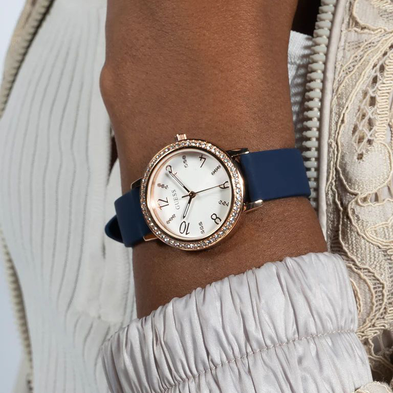 zegarek Guess GW0591L1 różowe złoto Damskie - miniatura 7