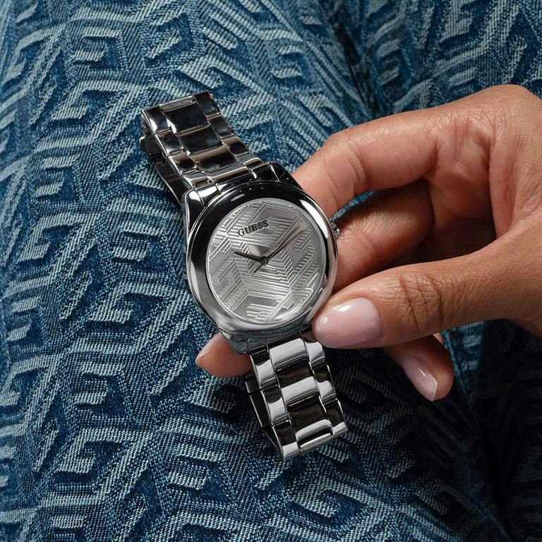 zegarek Guess GW0606L1 srebrny Bransoleta - miniatura 7