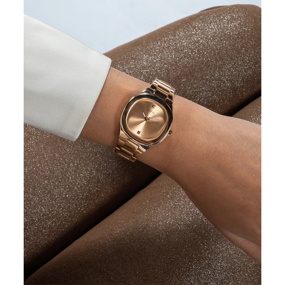 zegarek Guess GW0615L3 różowe złoto Bransoleta - miniatura 7