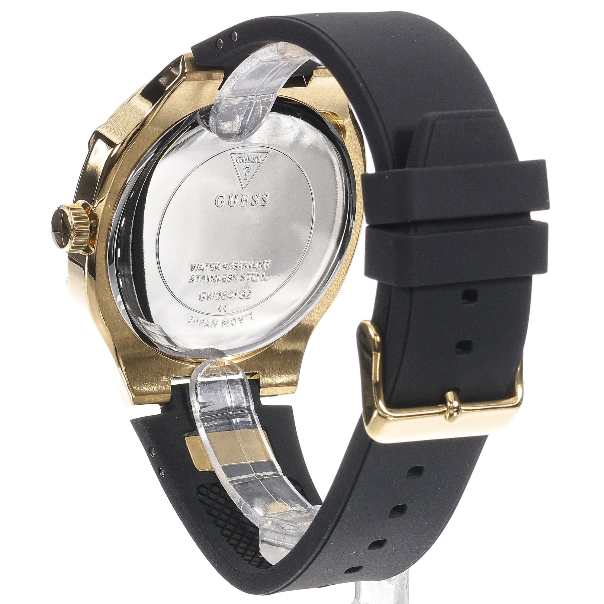 zegarek Guess GW0641G2 złoty Pasek - miniatura 4