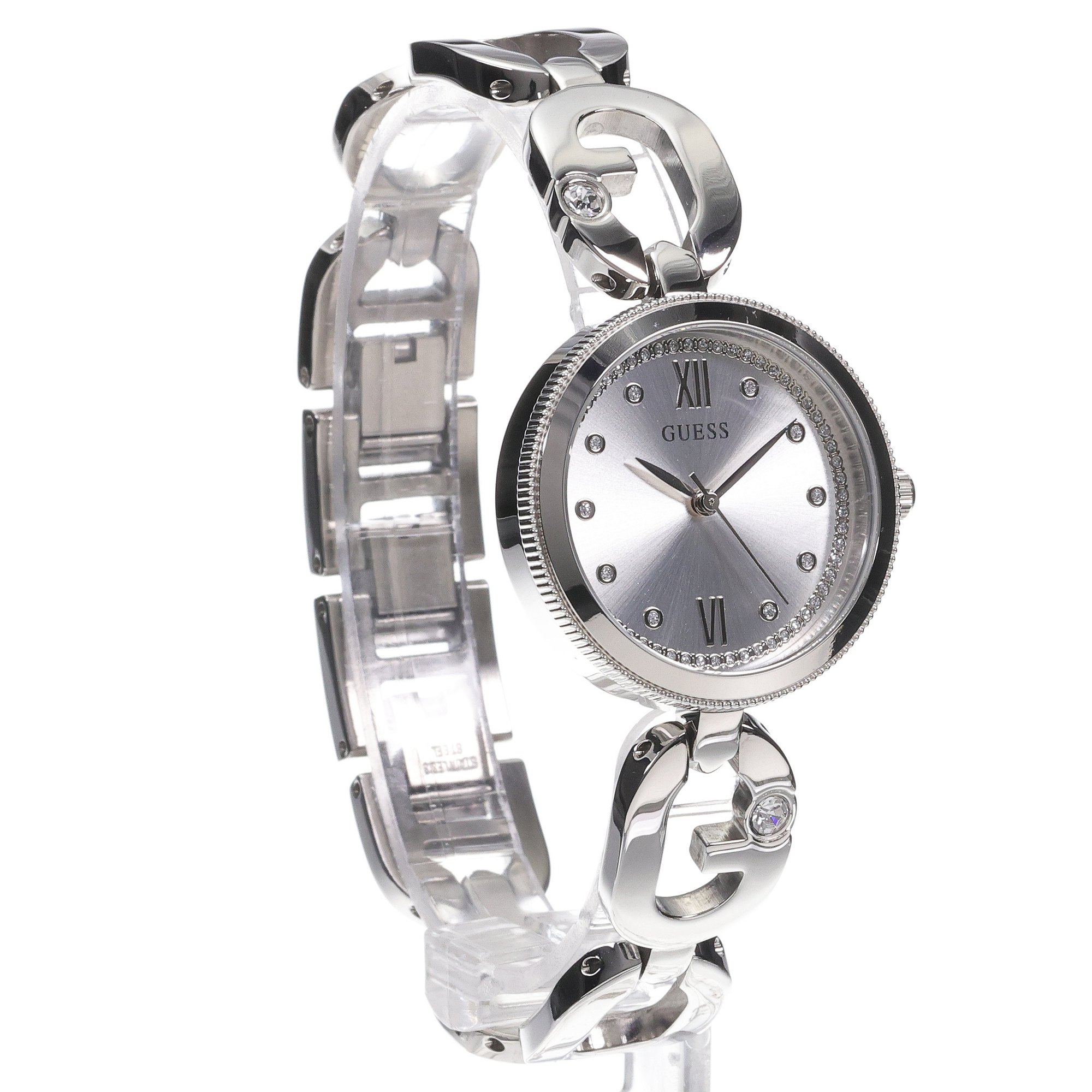 zegarek Guess GW0759L1 Empower Silver 30mm Damskie mineralne - miniatura 3