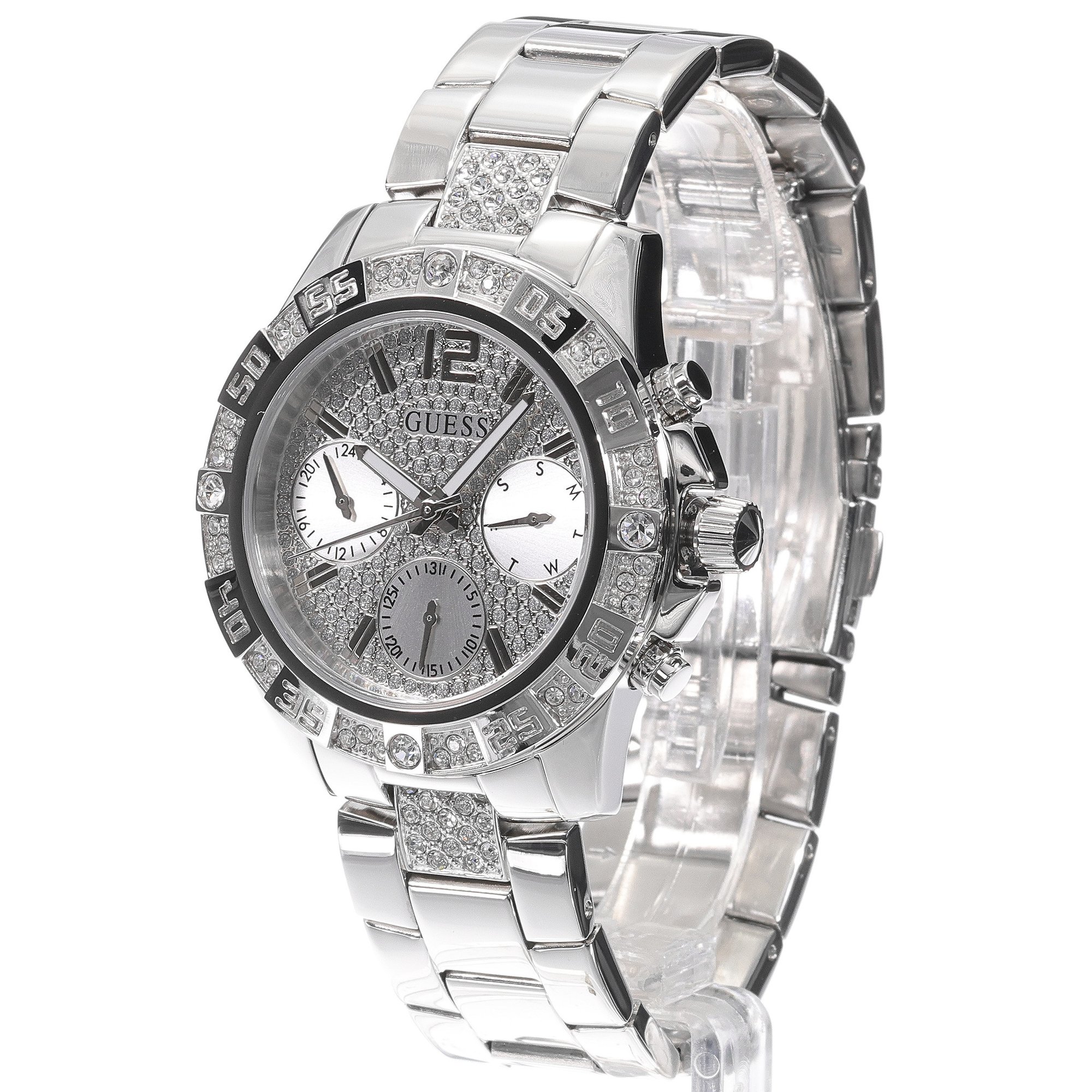 zegarek Guess GW0771L1 Stainless Steel 39mm Damskie mineralne - miniatura 2