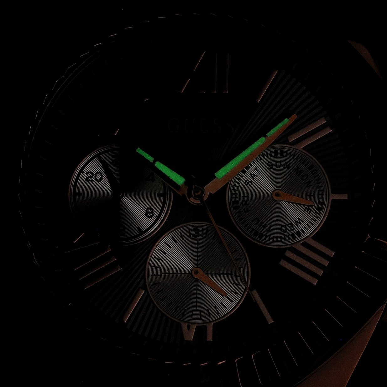 zegarek Guess GW0791G4 Brown Coffee Multi-function Watch Damskie mineralne - miniatura 5