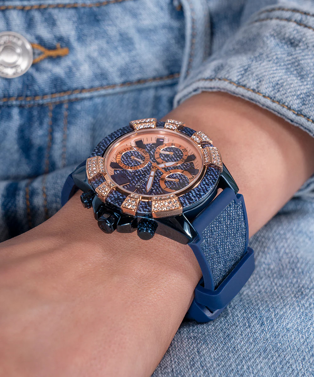 zegarek Guess GW0813L1 40th Anniversary Special Edition Jeans Rose Gold 39mm Damskie mineralne - miniatura 11