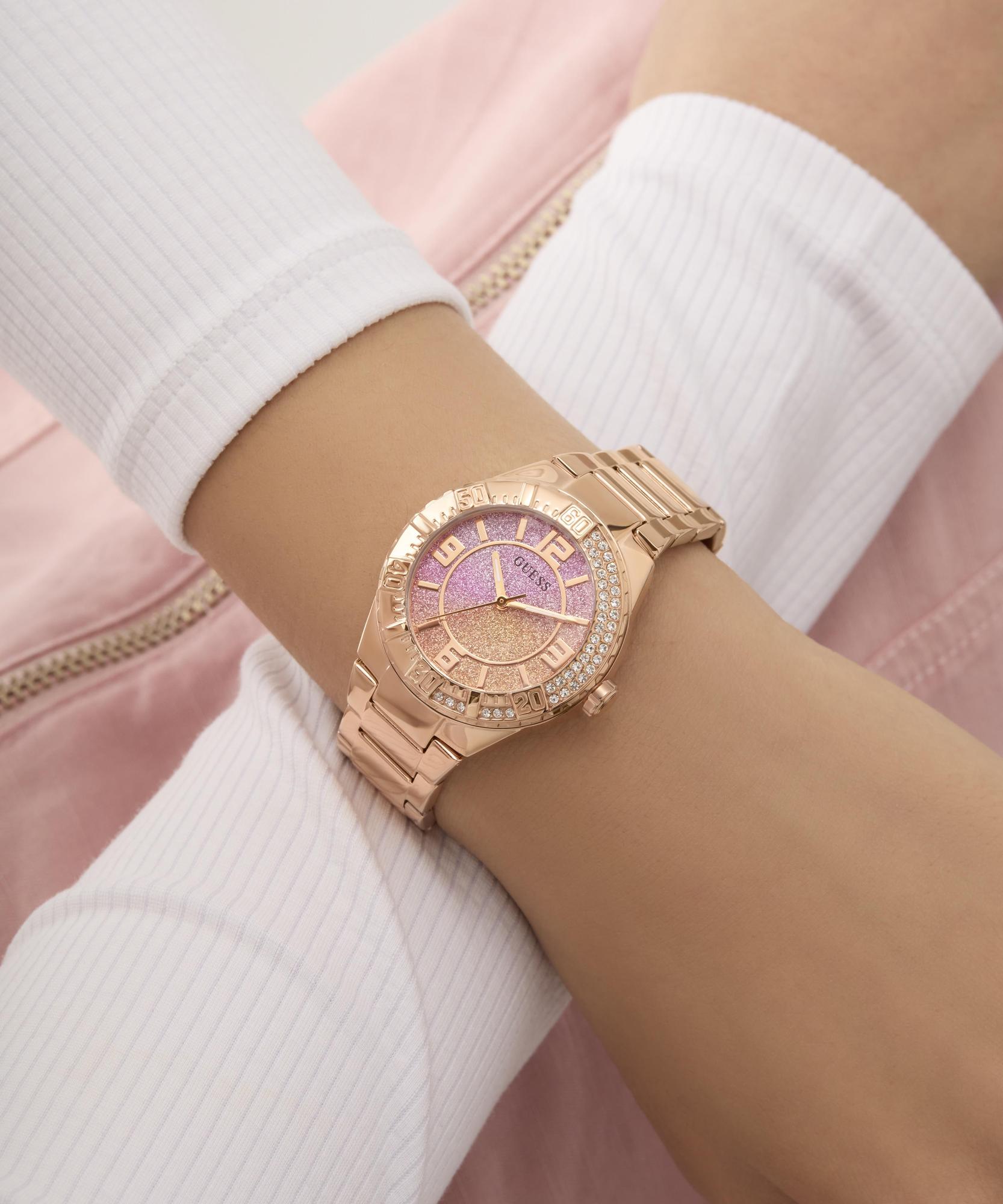 zegarek Guess GW0882L3 różowe złoto Damskie - miniatura 7