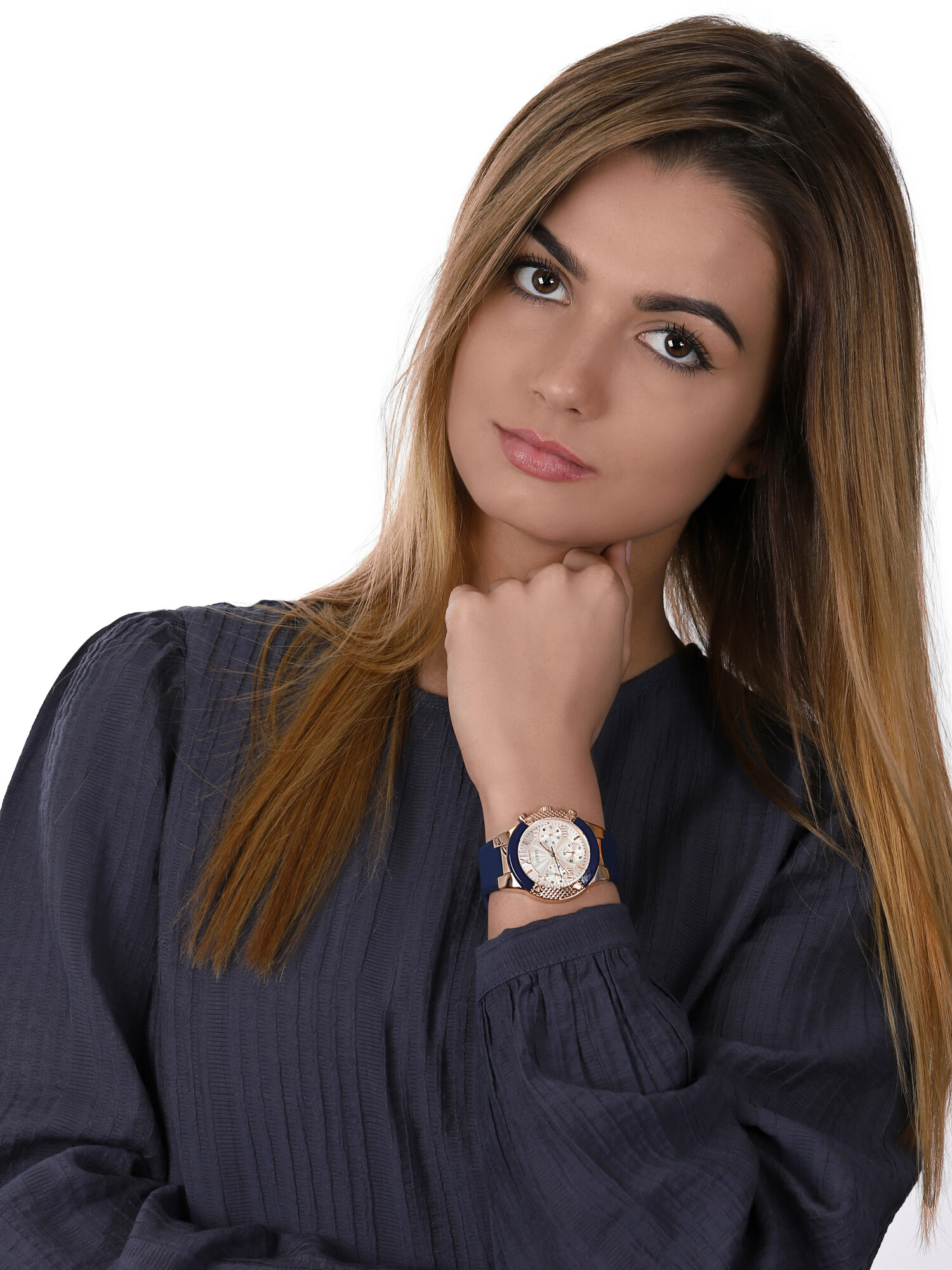 zegarek Guess W0958L3 kwarcowy damski Pasek - miniatura 2