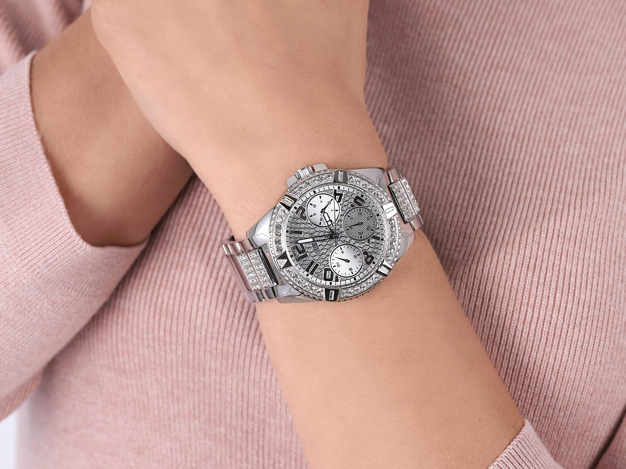 zegarek Guess W1156L1 kwarcowy damski Bransoleta - miniatura 3