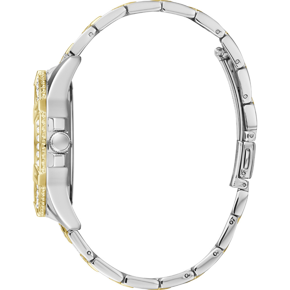 Guess W1156L5 zegarek srebrny fashion/modowy Bransoleta bransoleta