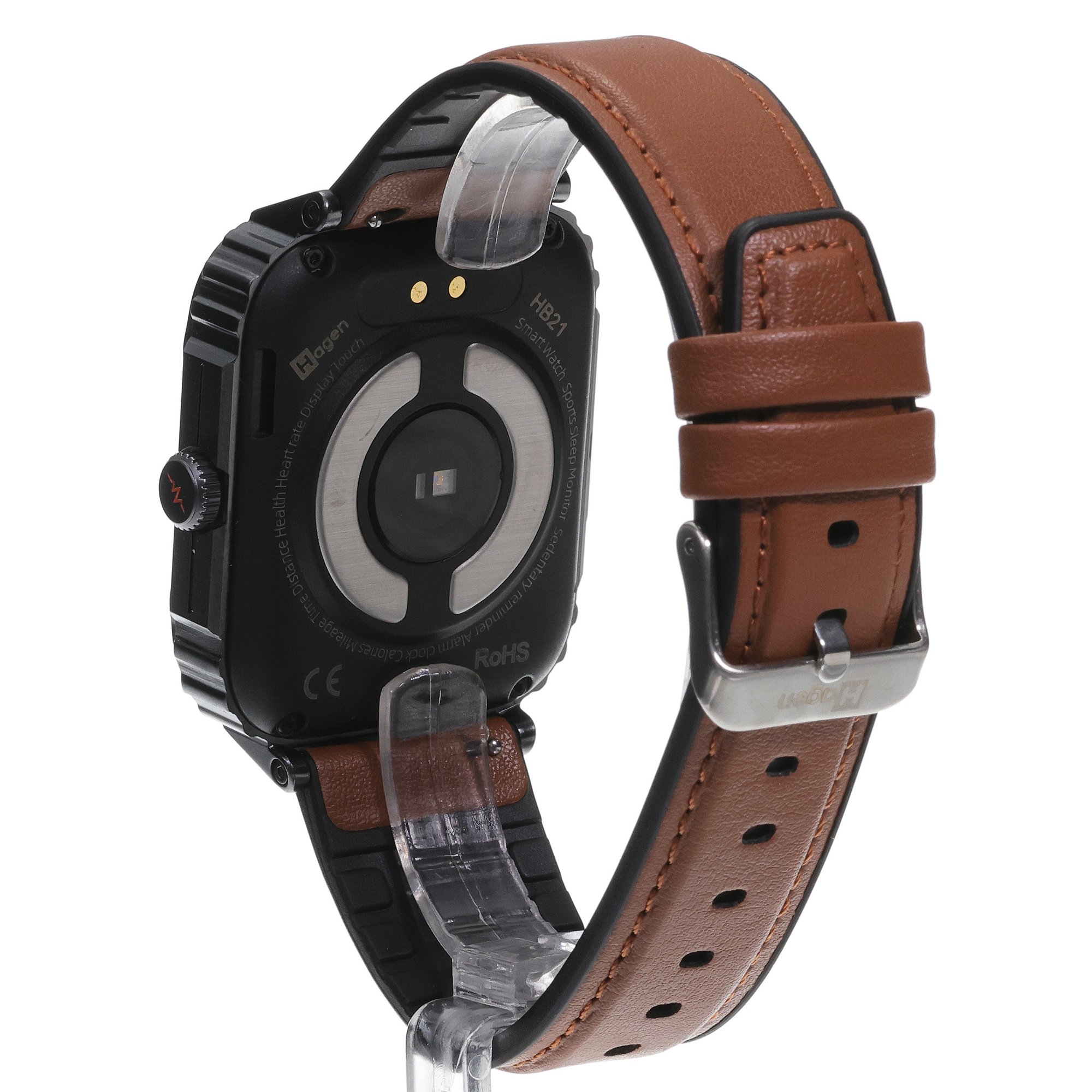 zegarek Hagen HB2114534 srebrny Smartwatch - miniatura 4