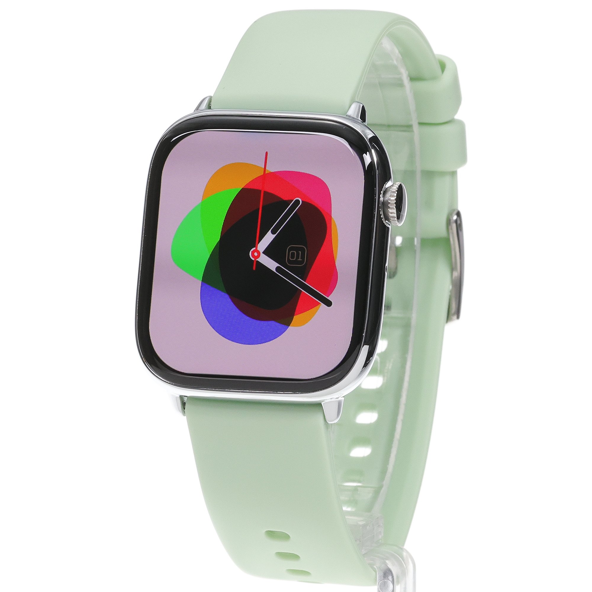 zegarek Hagen HB341115314 HB34 Srebrny na Pasku Smartwatch - miniatura 2