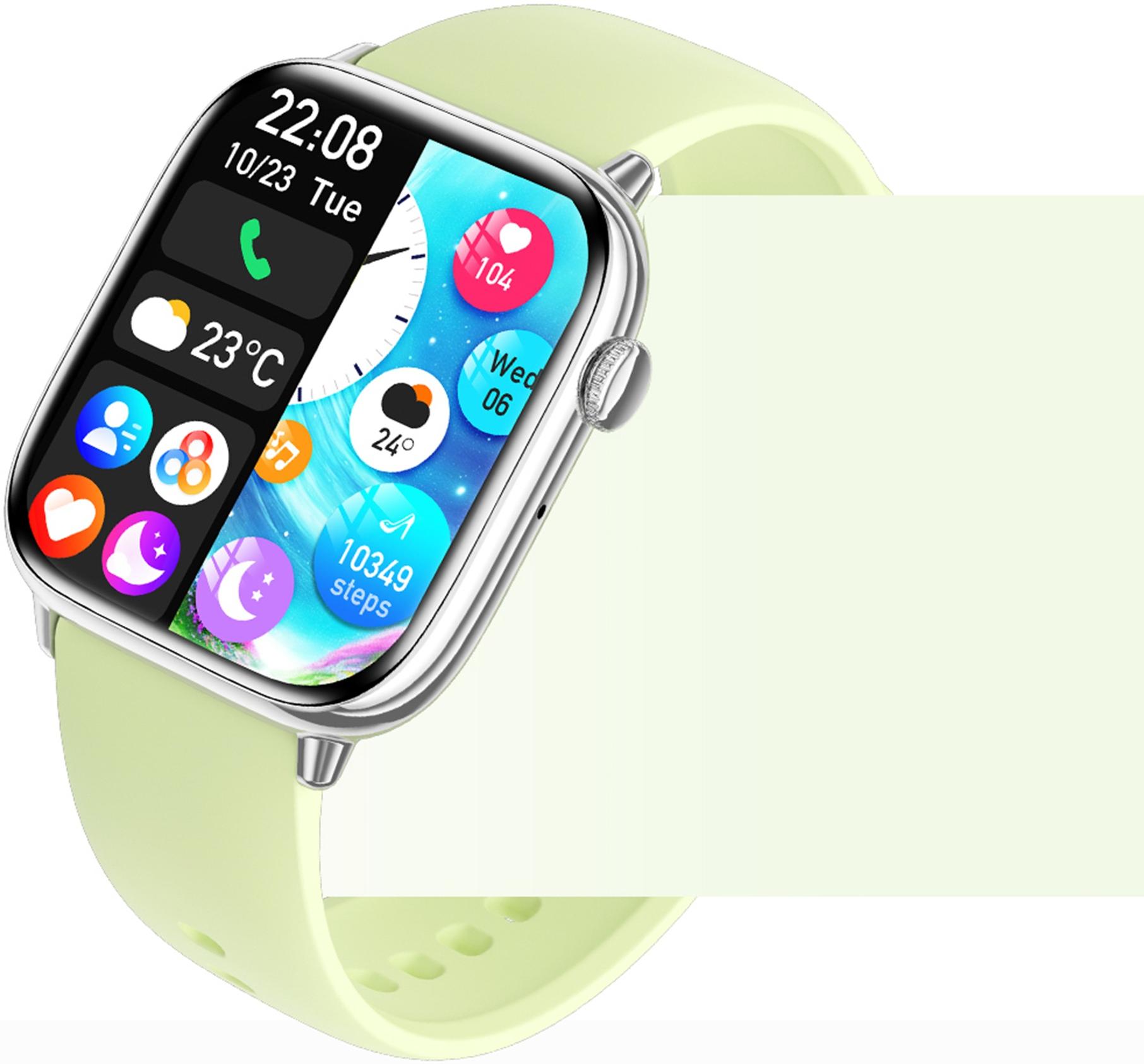 zegarek Hagen HB341115314 kwarcowy męski Smartwatch HB34 Srebrny na Pasku - miniatura 11