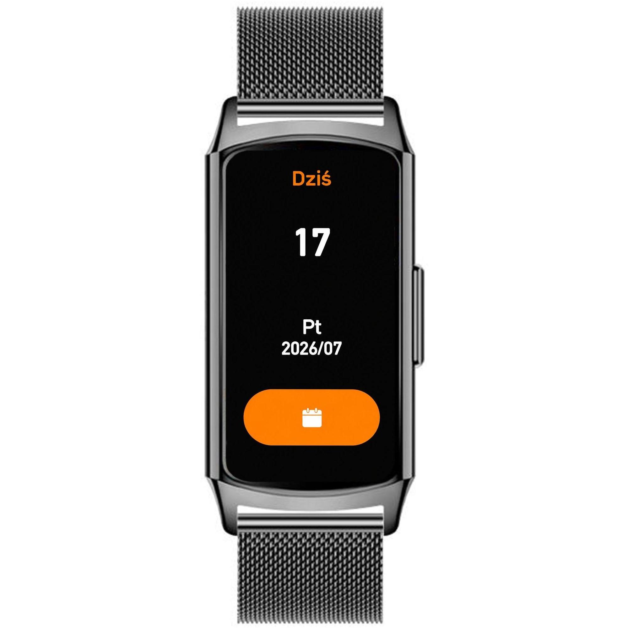zegarek Hagen HB3514144 czarny Smartwatch - miniatura 8