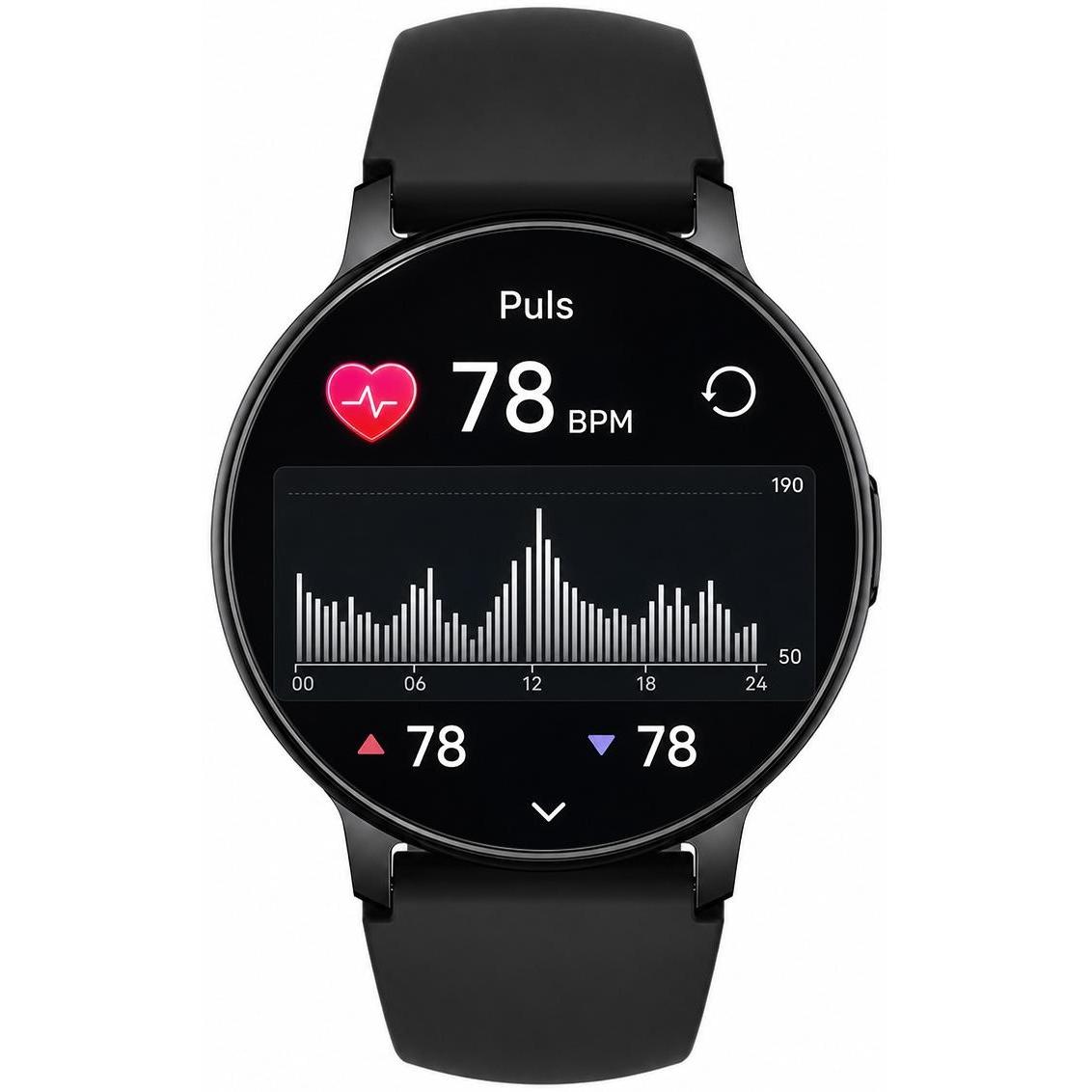 zegarek Hagen HB3714534 czarny Smartwatch - miniatura 7
