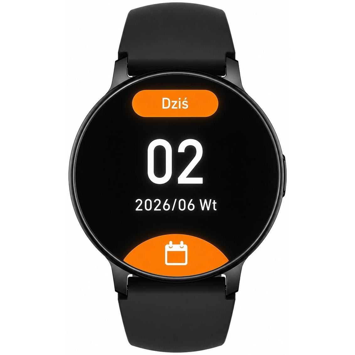 zegarek Hagen HB3714534 HB37 Czarny damski z krokomierz Smartwatch - miniatura 3