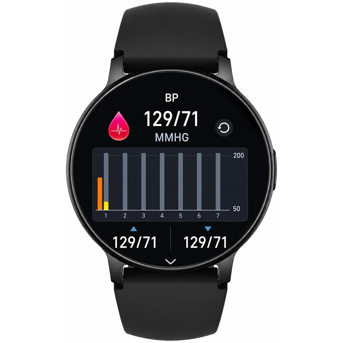 zegarek Hagen HB3714534 kwarcowy damski Smartwatch HB37 Czarny - miniatura 6