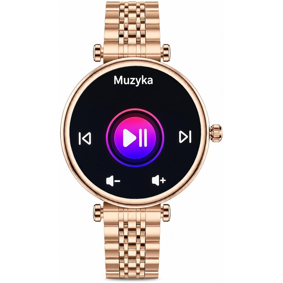 zegarek Hagen HB402105391210-SET HB40 Czarny zestaw Bransoleta Smartwatch - miniatura 11