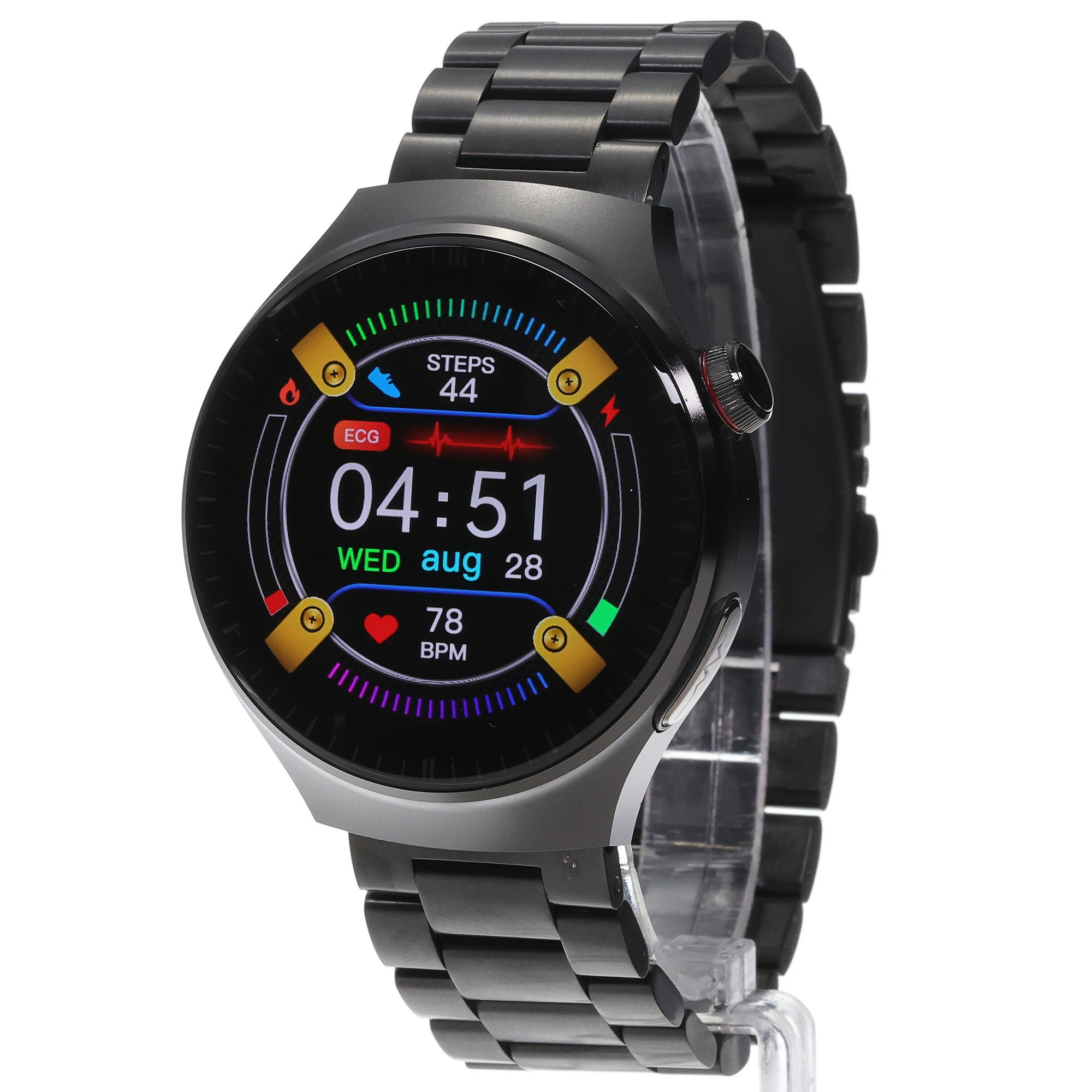 zegarek Hagen HB4114114 czarny Smartwatch