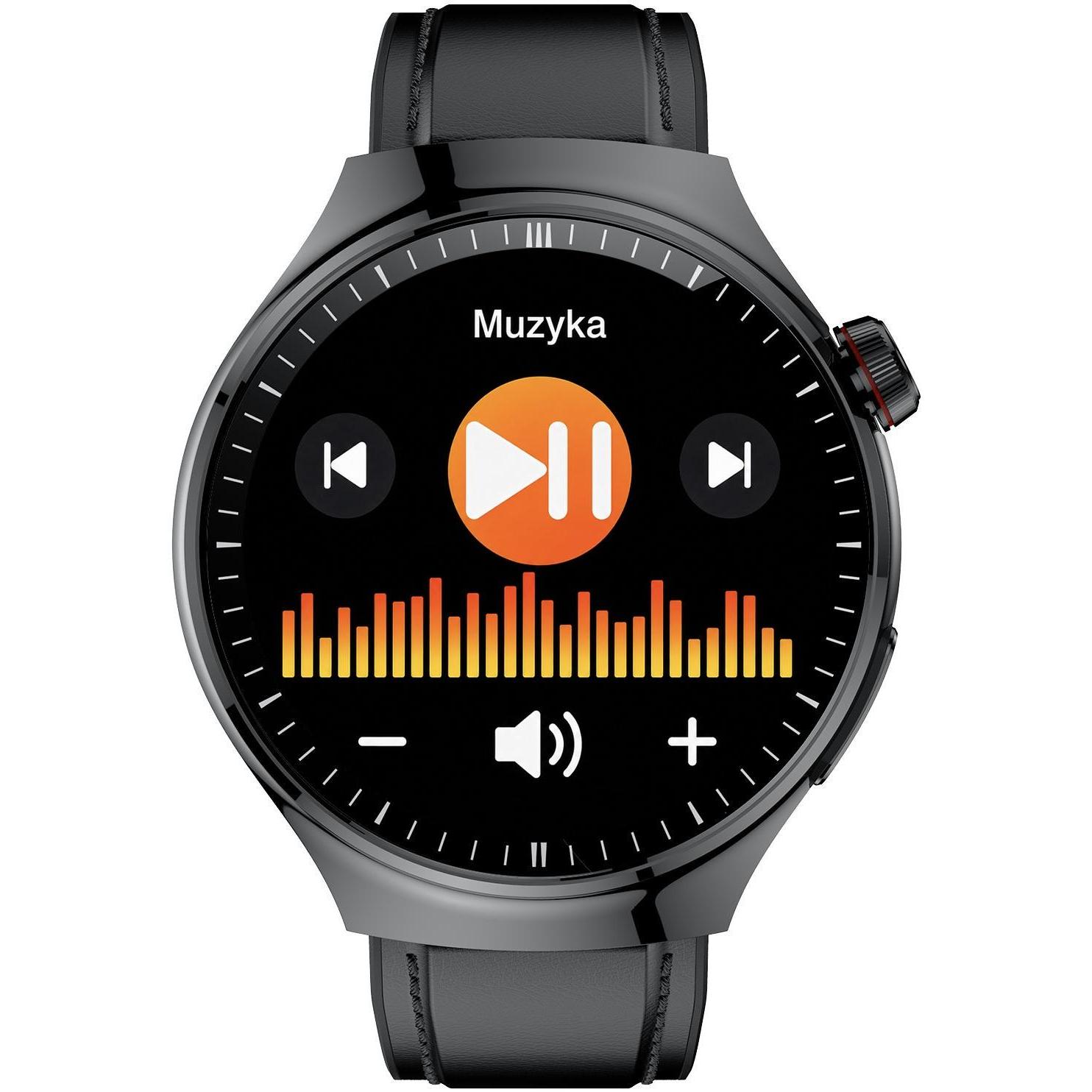 zegarek Hagen HB4114534 HB41 Czarny Smartwatch