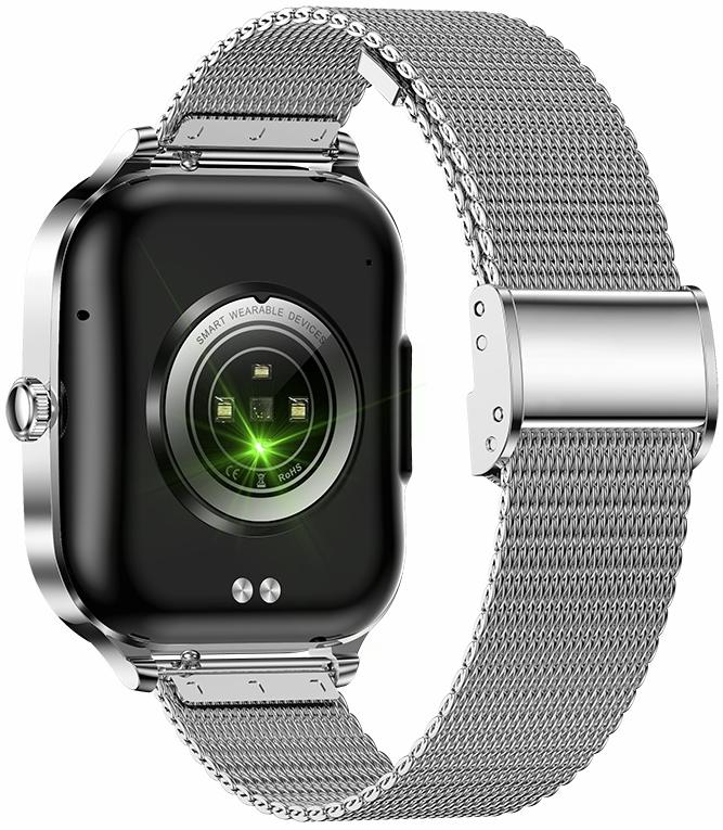 zegarek Hagen HB4211114105312-SET damski Smartwatch HB42 Srebrny