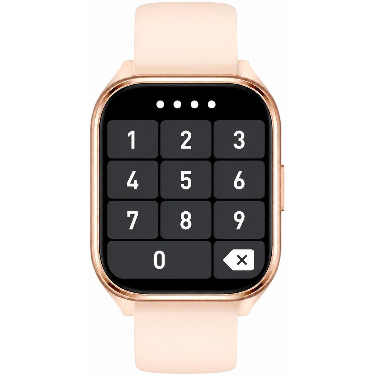 zegarek Hagen HB44210539 HB44 Różowy Smartwatch z tworzywa sztucznego