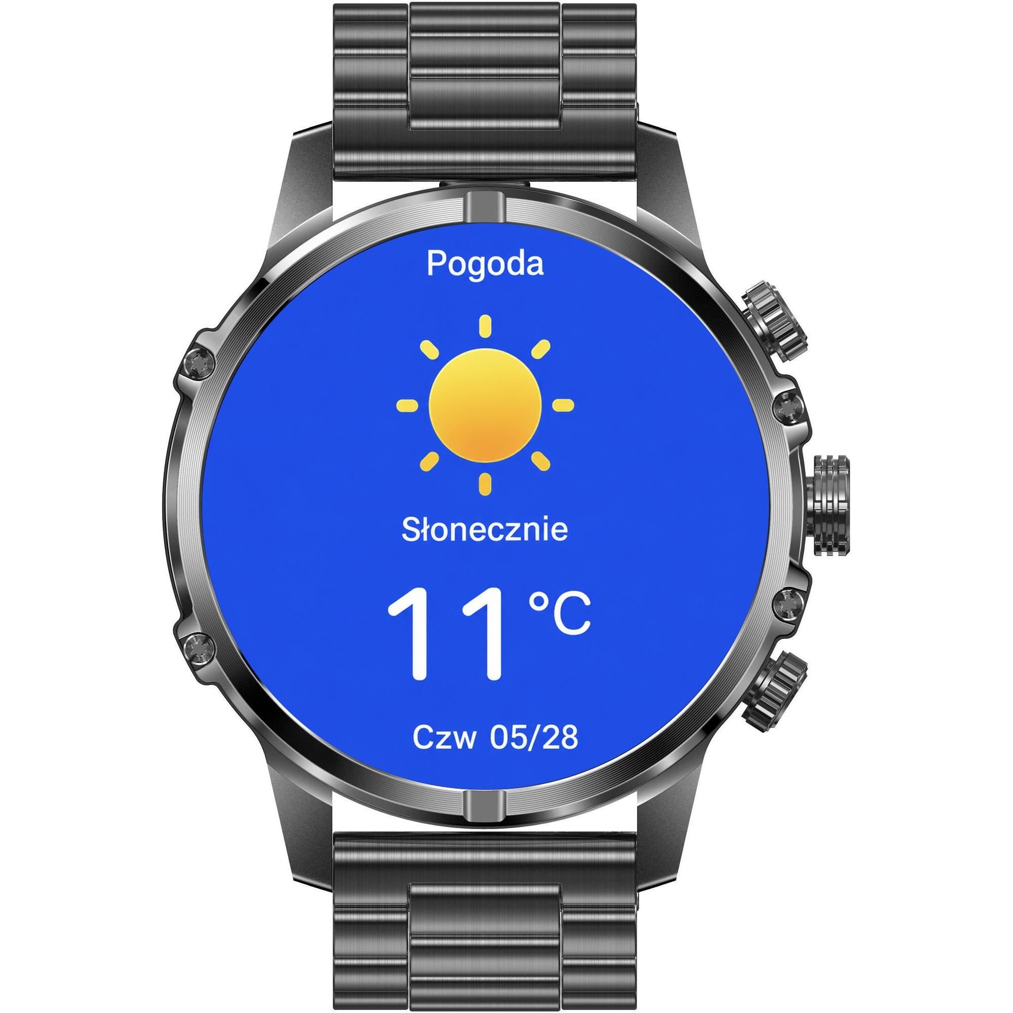 zegarek Hagen HB4514114 czarny Smartwatch - miniatura 7