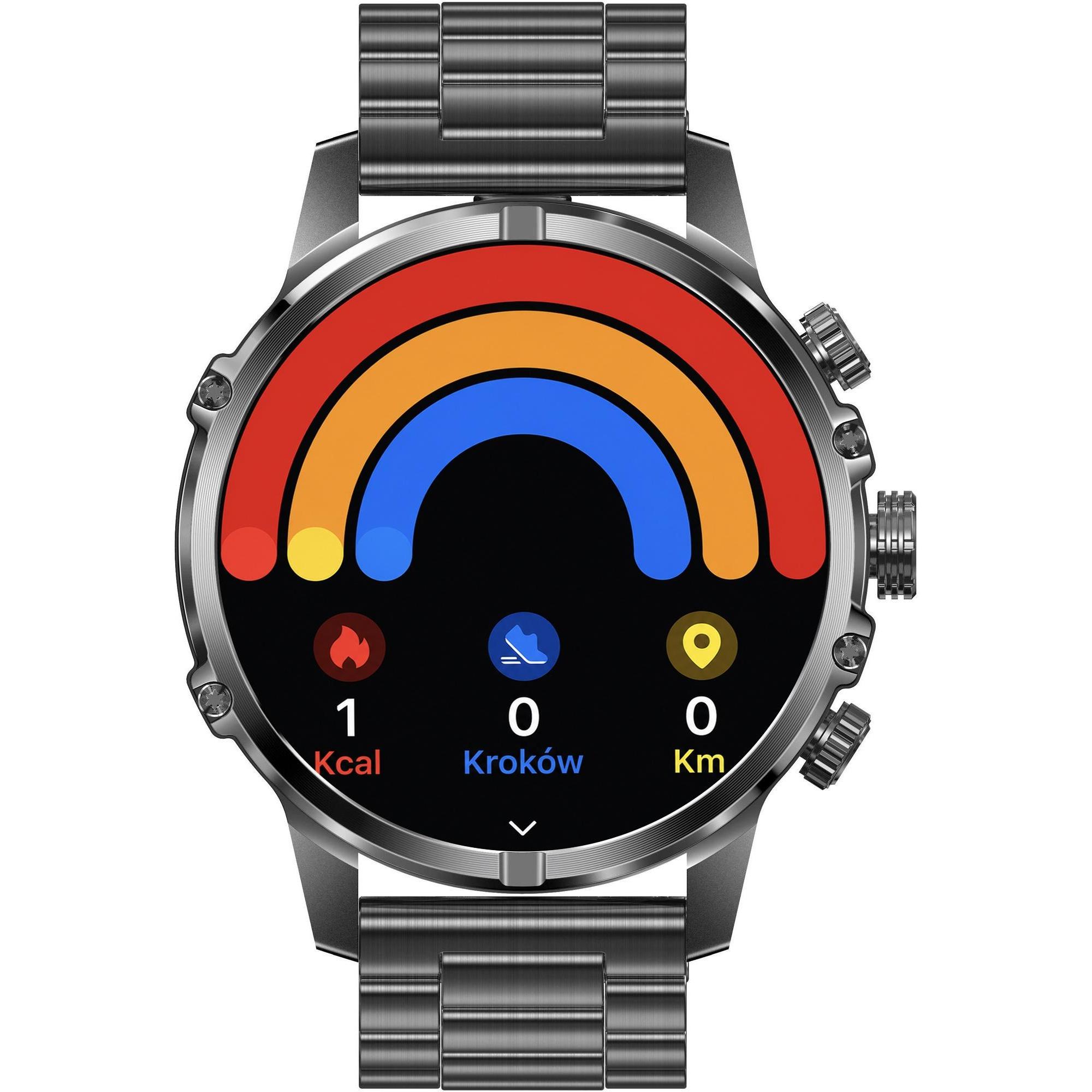 zegarek Hagen HB4514114 kwarcowy męski Smartwatch HB45 Czarny - miniatura 6