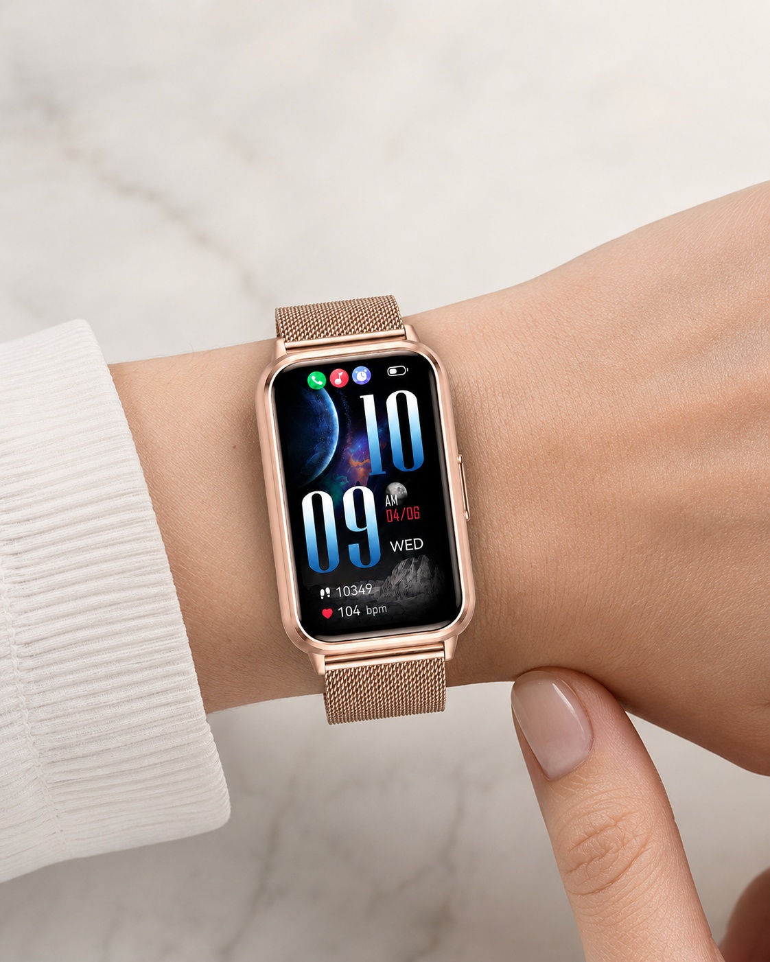 zegarek Hagen HB521151415 kwarcowy Smartwatch - miniatura 5
