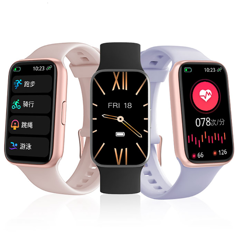 zegarek Hagen HC1624534534-SET kwarcowy damski Smartwatch Smartwatch HC16 czarny + pasek - miniatura 5