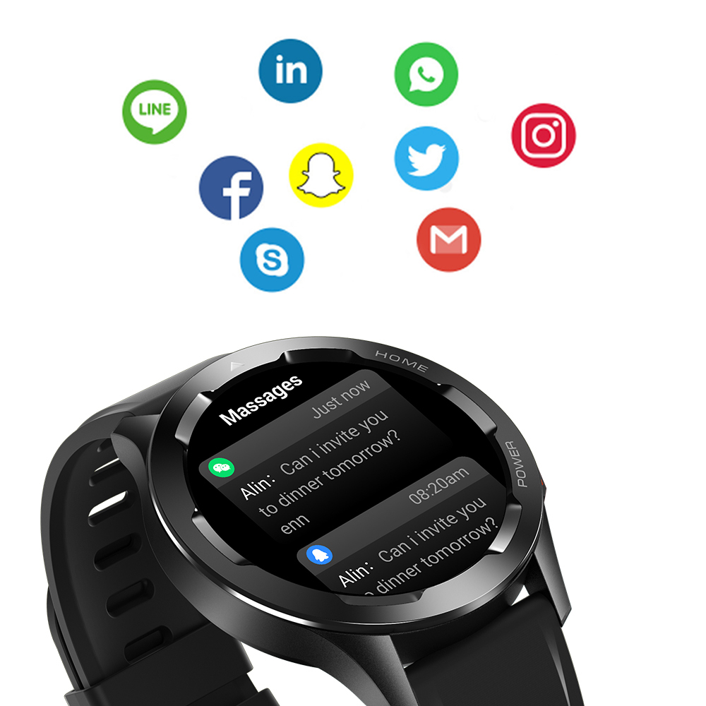 zegarek Hagen HC3014537 Smartwatch HC30 niebieski Smartwatch mineralne