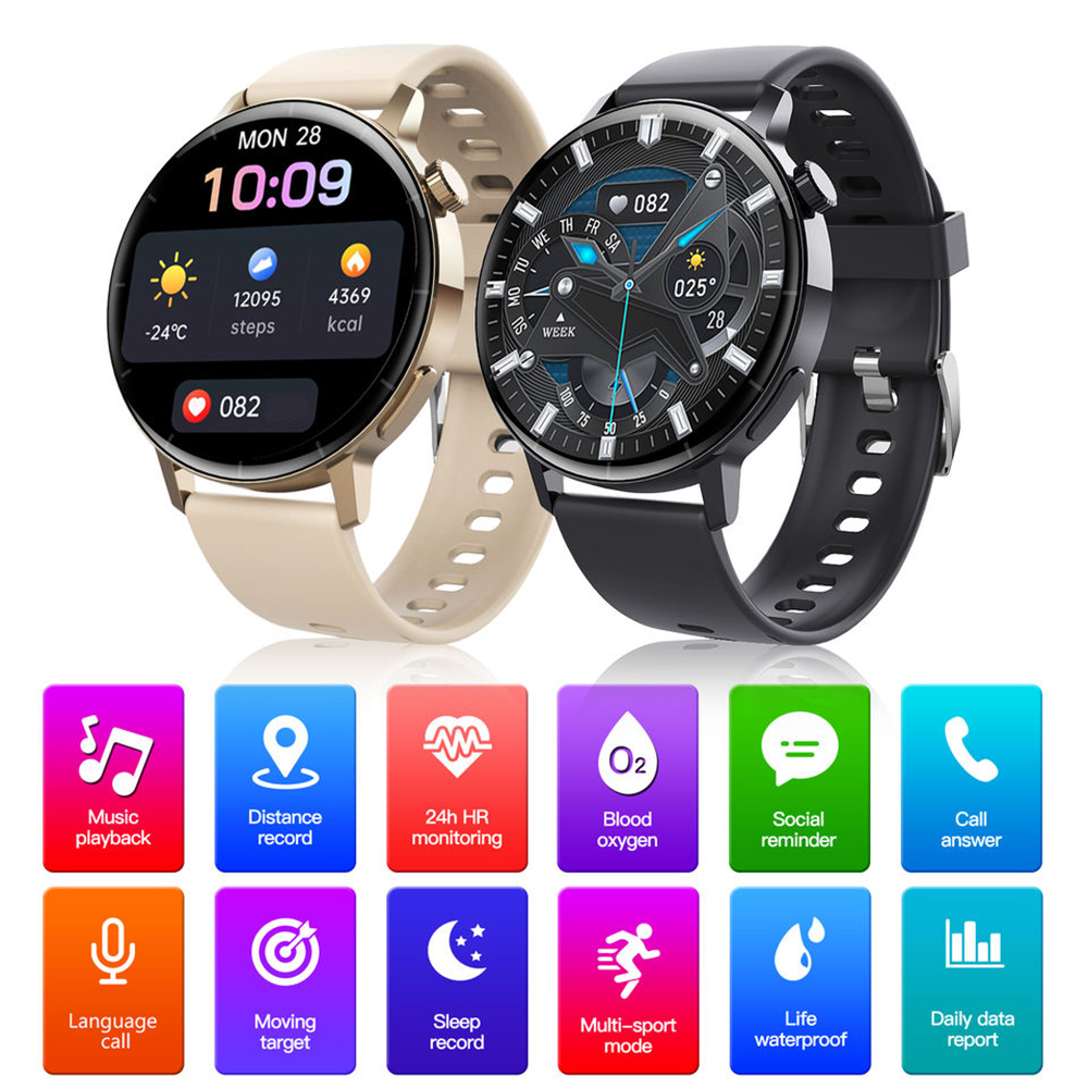 zegarek Hagen HC3214534 czarny Smartwatch - miniatura 9
