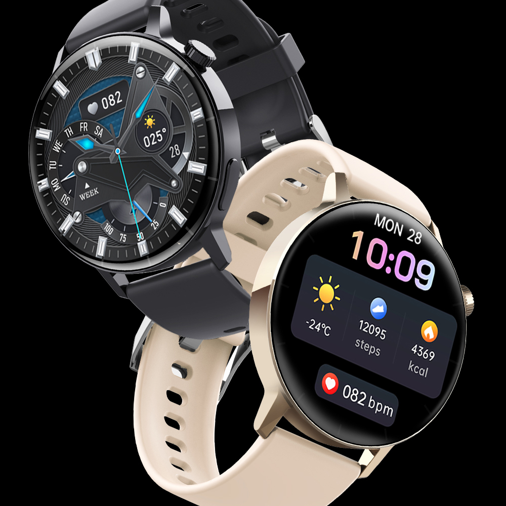 zegarek Hagen HC3214534 kwarcowy męski Smartwatch Smartwatch HC32 czarny + bransoleta - miniatura 6